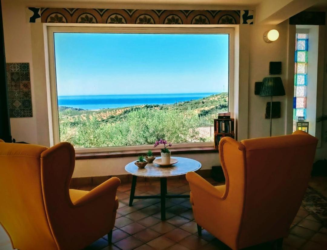 Villa Immersa In Oliveto Vista Mare Sciacca Exterior photo